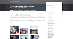 Desktop Screenshot of groveraerospace.com
